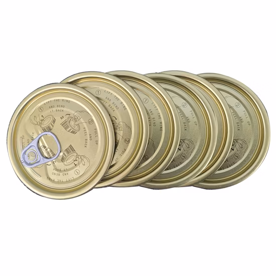 Folha de Flandres #305 80,3mm Extremidade Aberta Fácil Tampa de Abertura Fácil Fabricante Folha de Flandres Eoe TFS Extremidade Aberta Fácil